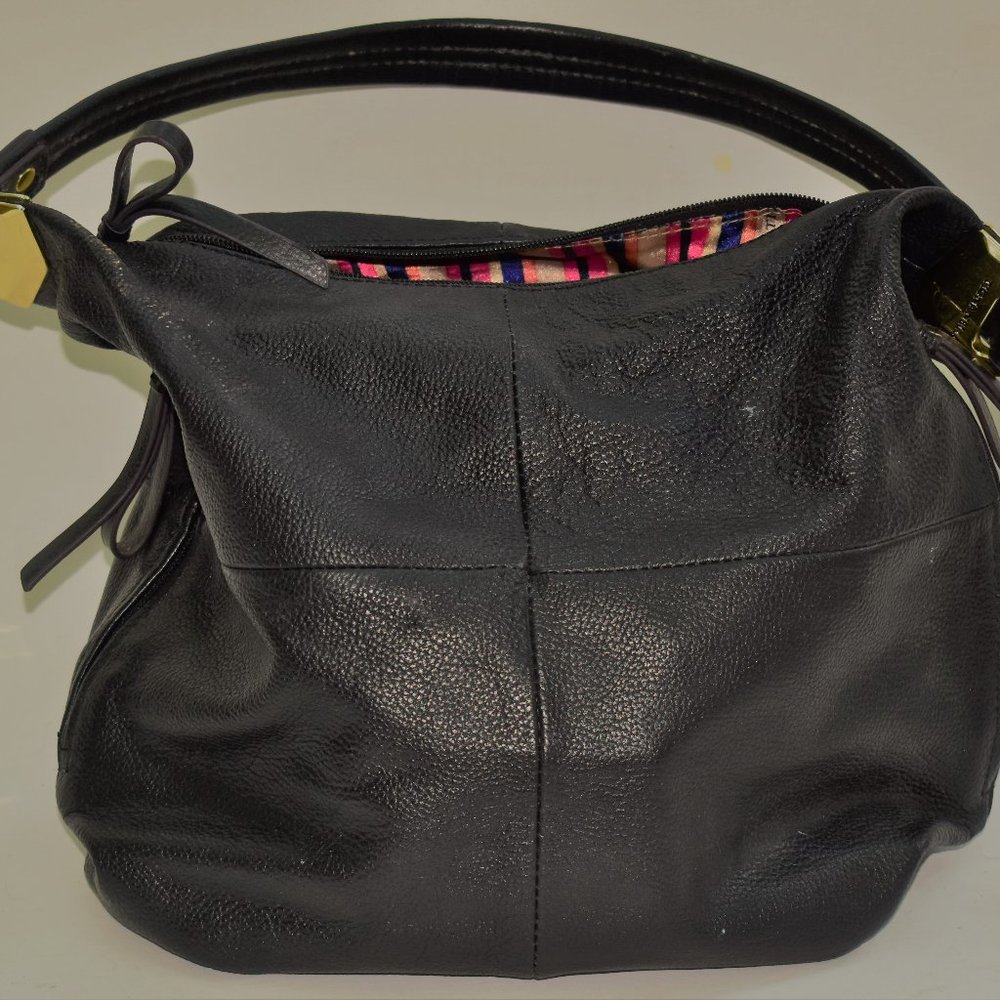 Tignanello Black Leather  Bag